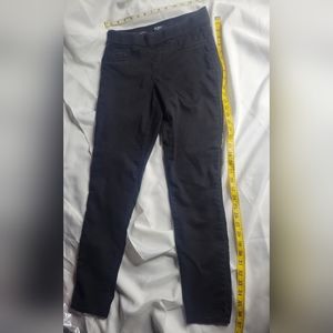 Nine West pull on skinny black jeans size 8Jeggings, black pants, medium, pull